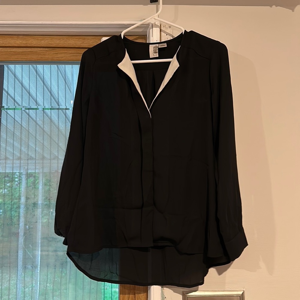 Forever 21? small black button down